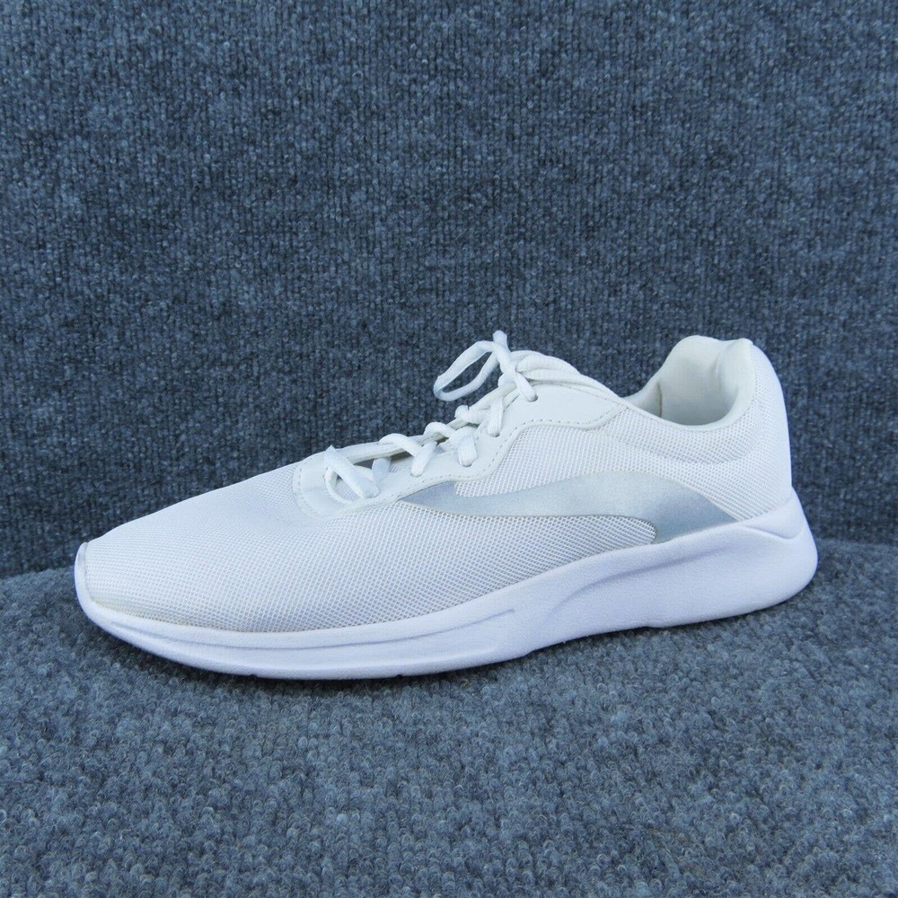 Athletech Women Sneaker Shoes White Synthetic Lace Up Size‎ 9.5 Medium